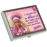 Barbie Metal ID Case